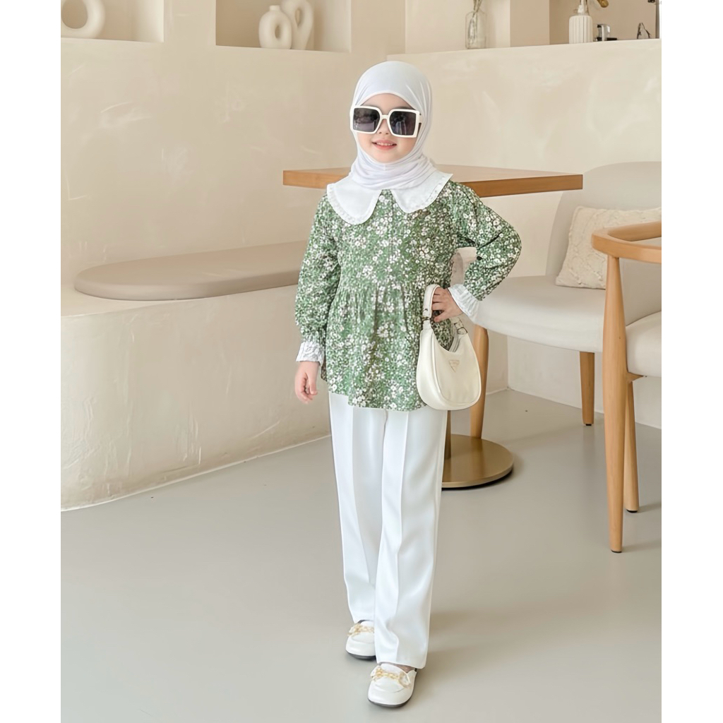 AyraQu - Sachi Top / Baju Atasan Katun Jepang Tokai Premium Ibu & Anak