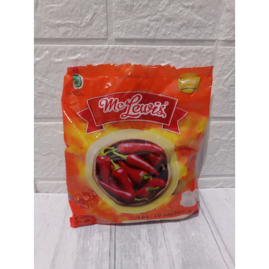 Saus Sambal McLewis isi 10 sachet