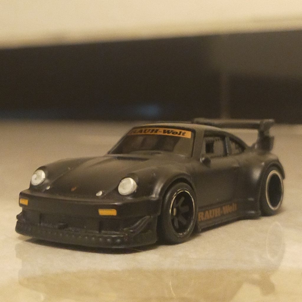Hotwheels Premium Silhouette black RWB Porsche 930 loose