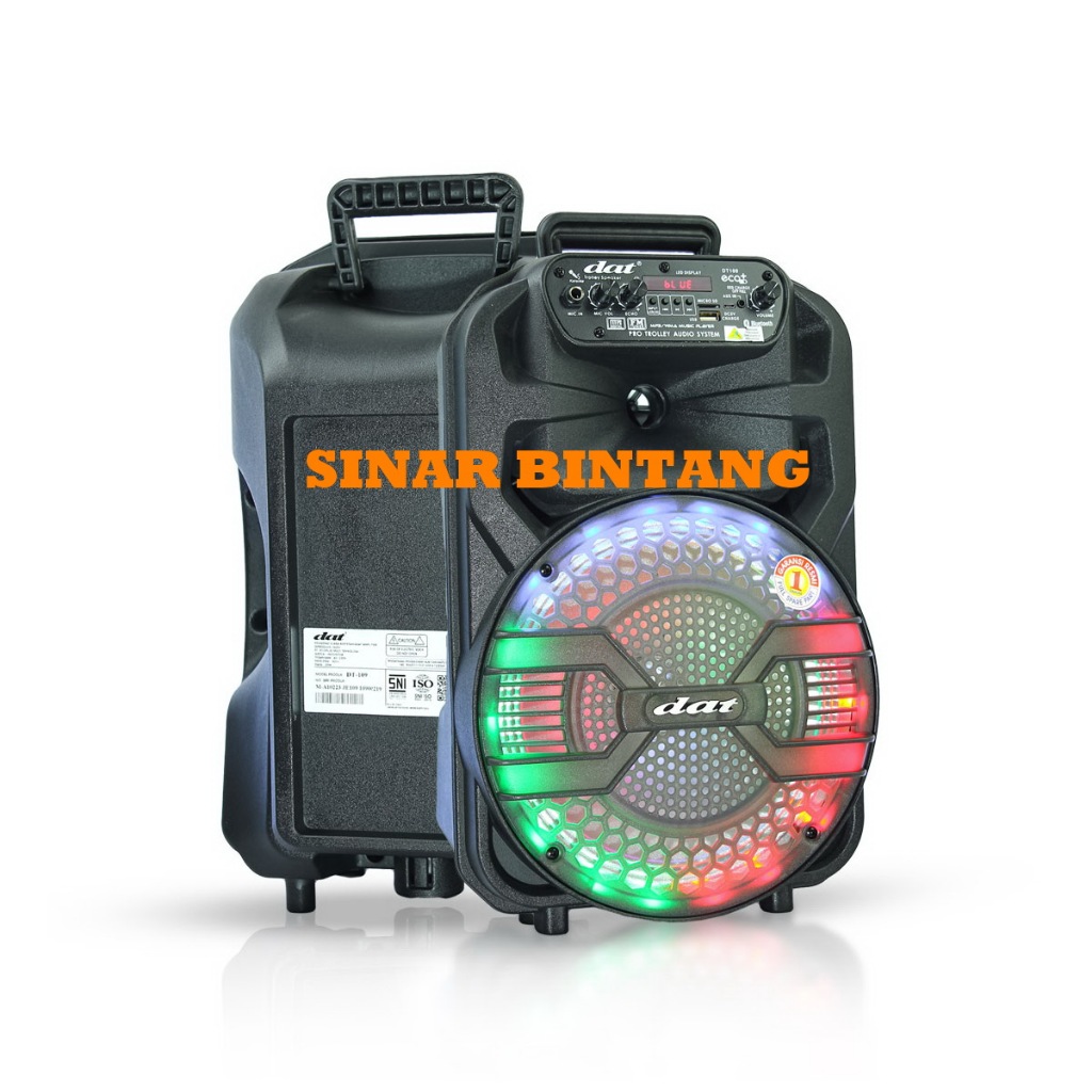 Speaker portable 10 inch DAT DT109 / speaker bluetooth dat dt 109 Original