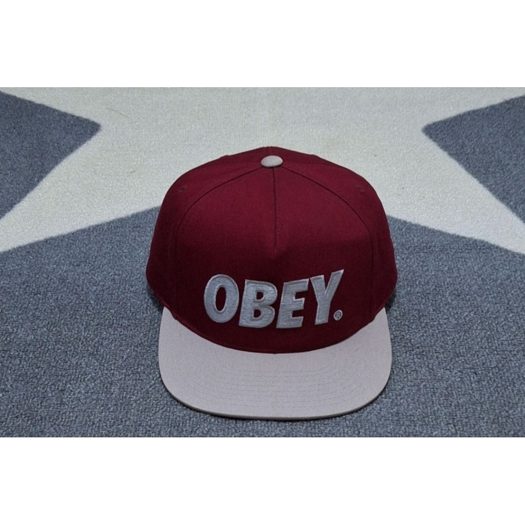 topi obey snapback original bekas preloved unik