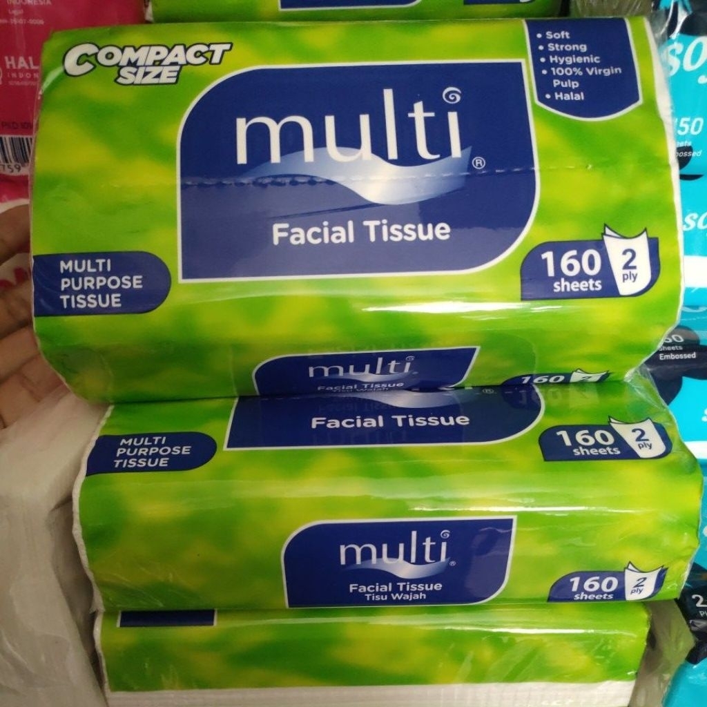tissue multi 160 sheets 2 play / tisu kecil / tisu wajah
