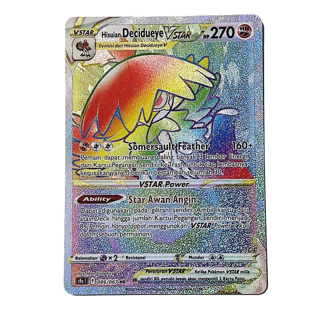 Hisuian Decidueye VSTAR HR 086/067 S9a - Kartu Pokemon Indonesia TCG