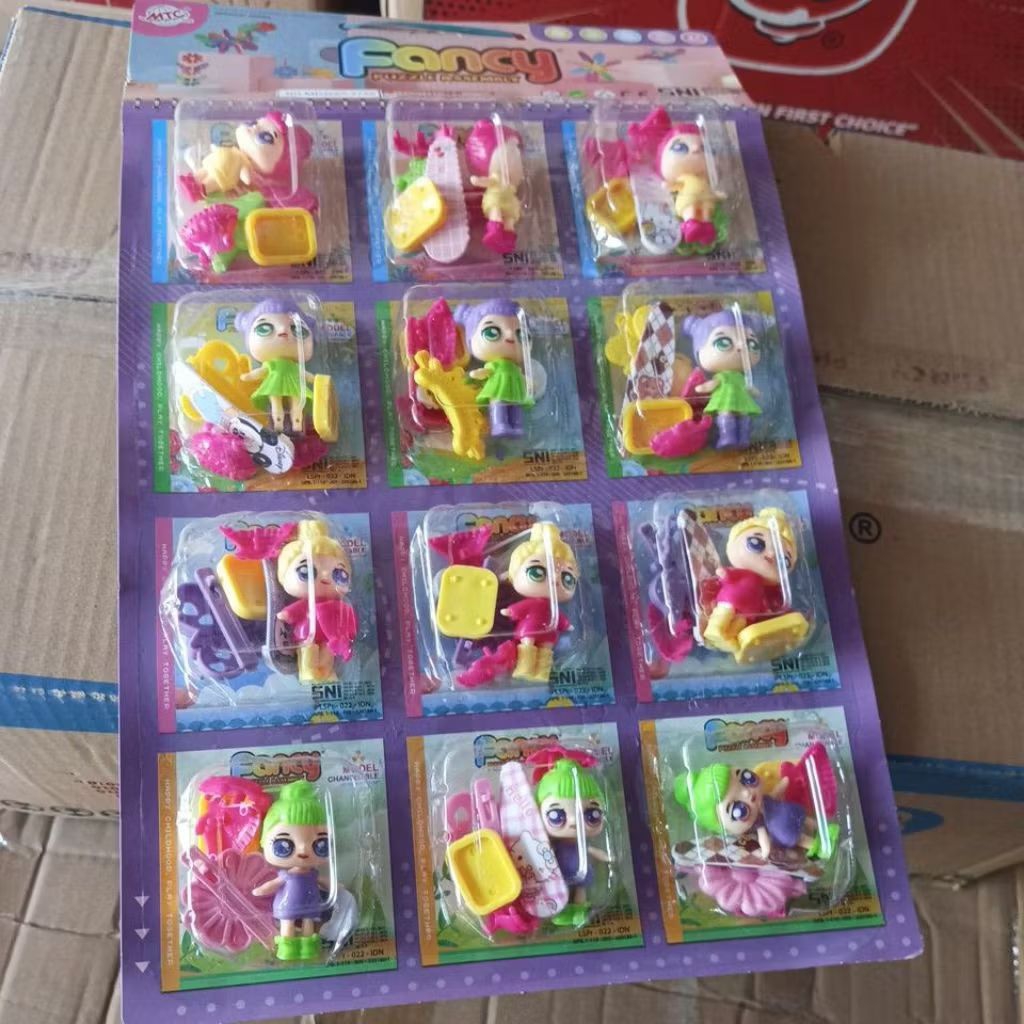 Hot Deals Mainan Boneka Lol Mini Lucu 4Pcs/ Fancy.
