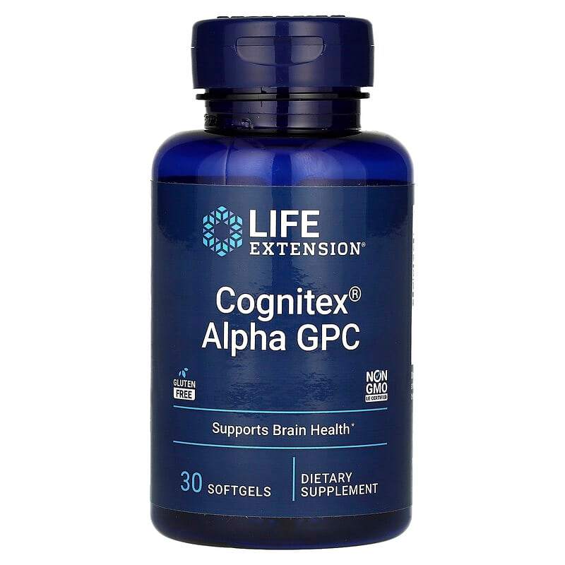 Life Extension, Cognitex Alpha GPC, 30 Softgels