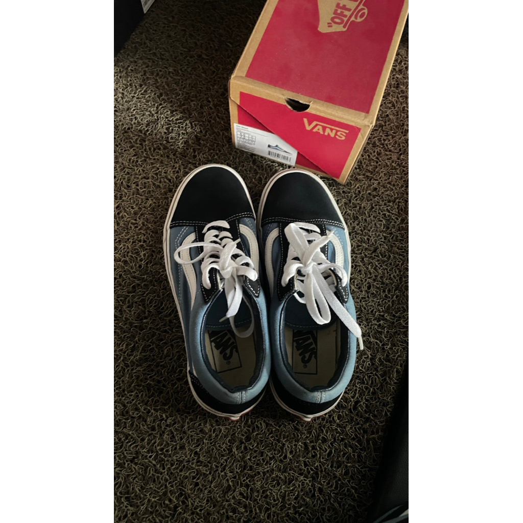 Preloved vans old skool navy original