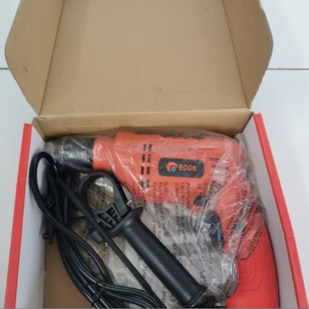 Mesin Bor Listrik Mesin Bor Besi Beton Tembok 13mm Impact Drill Edon