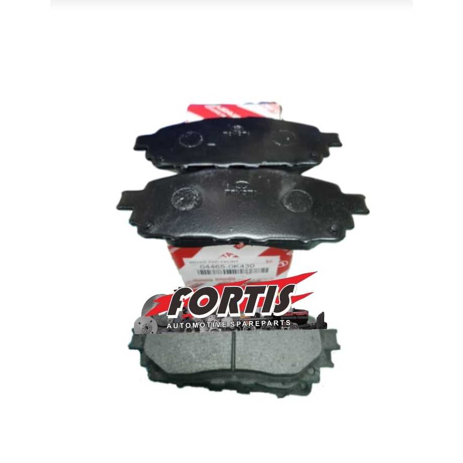 BRAKE PAD DEPAN INNOVA REBORN 04465-0K430 TOY