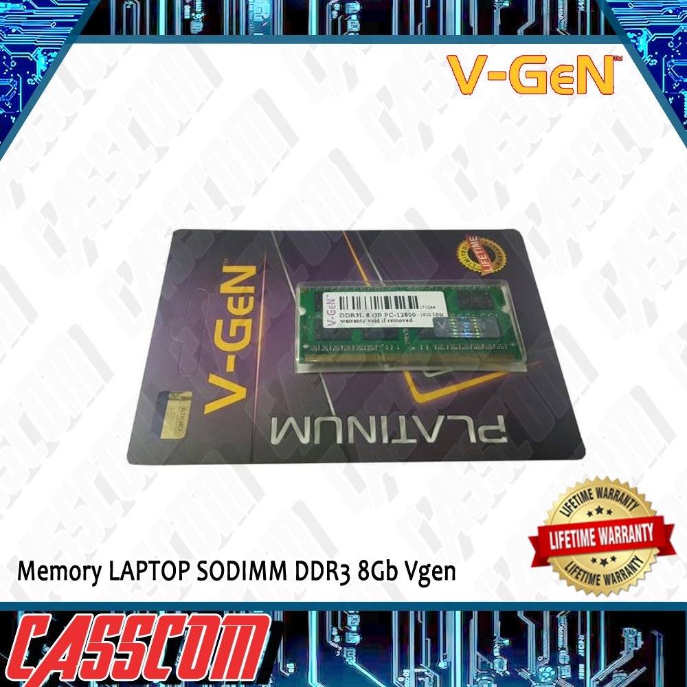Memory LAPTOP SODIMM DDR3 8Gb Vgen