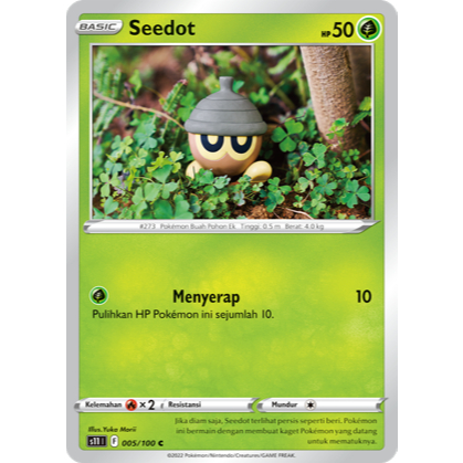 Seedot C s11 005/100 - Neraka Sirna - POKEMON TCG INDONESIA