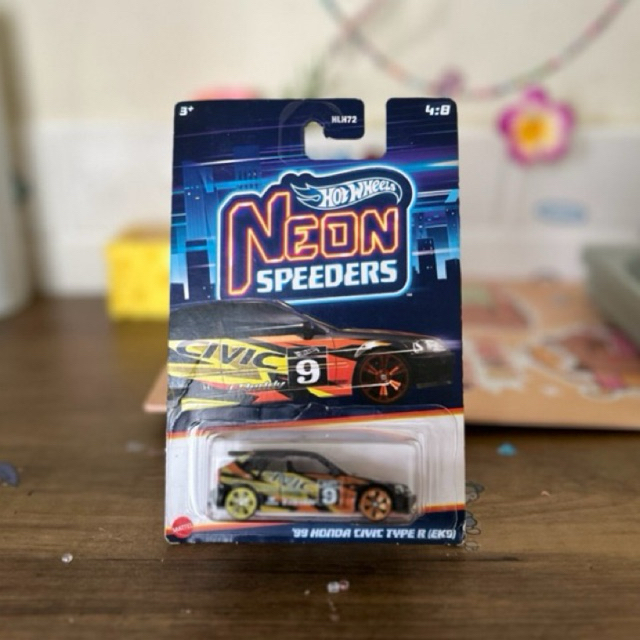 HOT Wheels Civic Type R (EK9) Neon Speeders