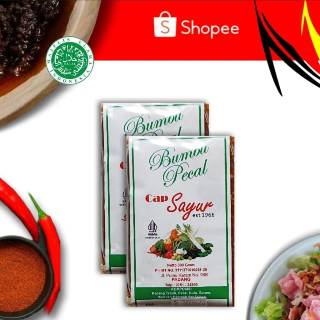 Bumbu Pecel Asli Pecel Cap Sayur