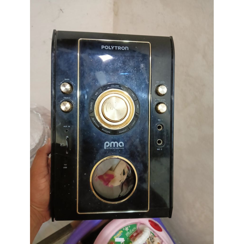 Panel depan dan tone control Polytron PMA