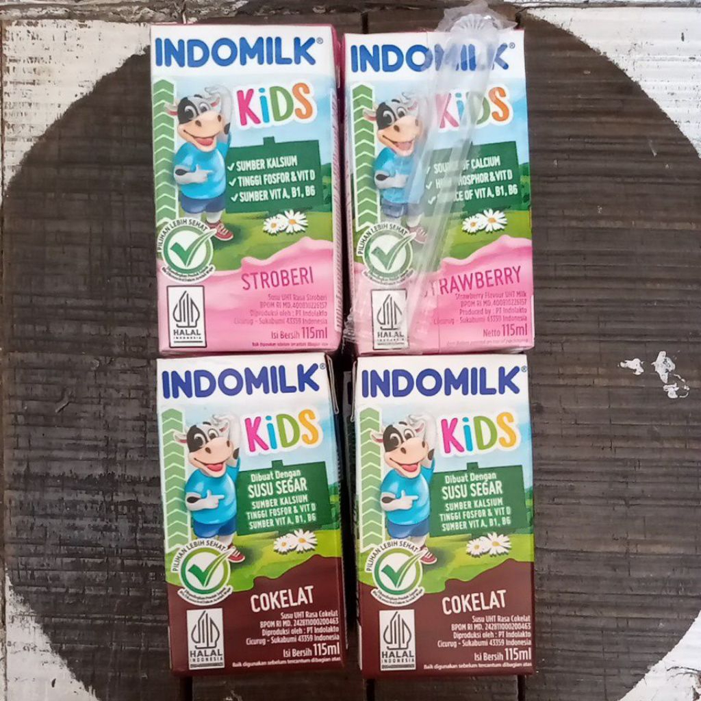 minuman susu kotak Indomilk