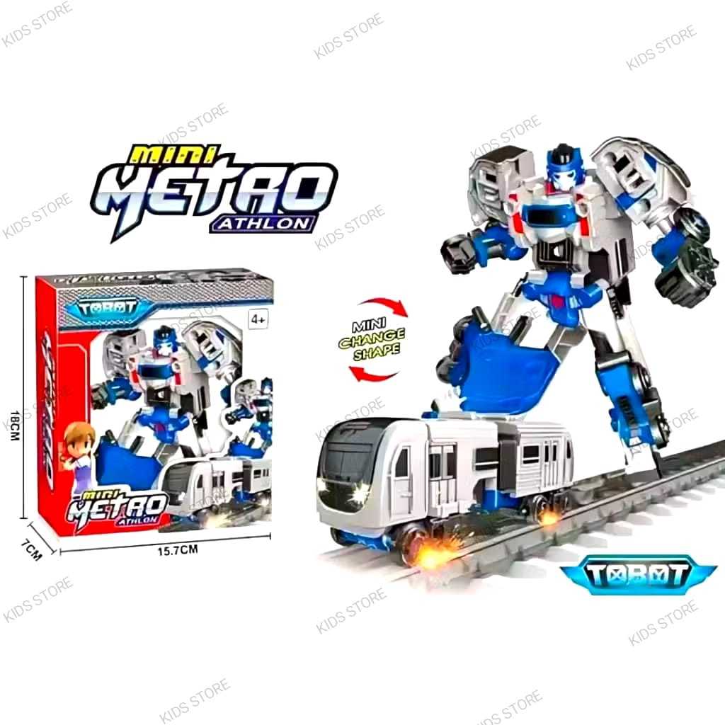 Mainan Tobot Kereta Athlon Metron Edukatif Seri Tobot
