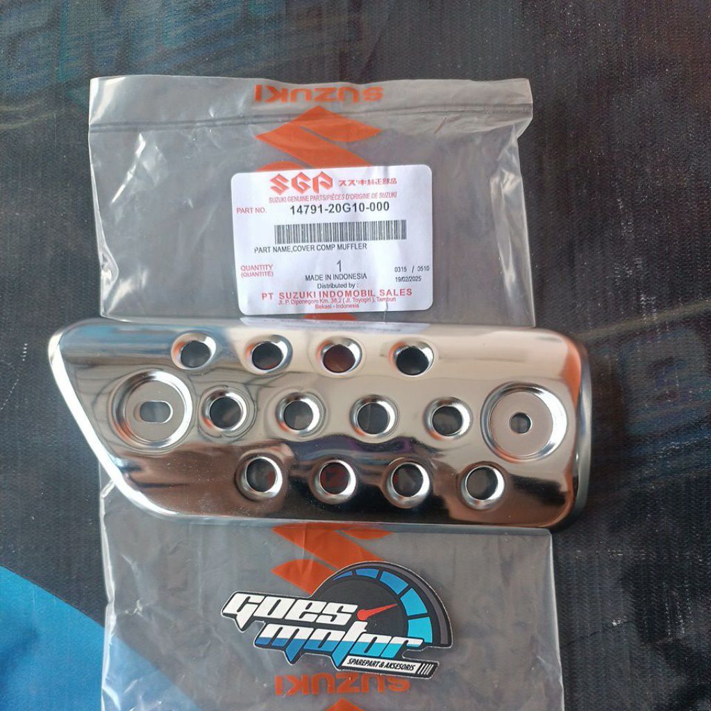 cover tameng knalpot SHOGUN 125 SP /FD original sgp