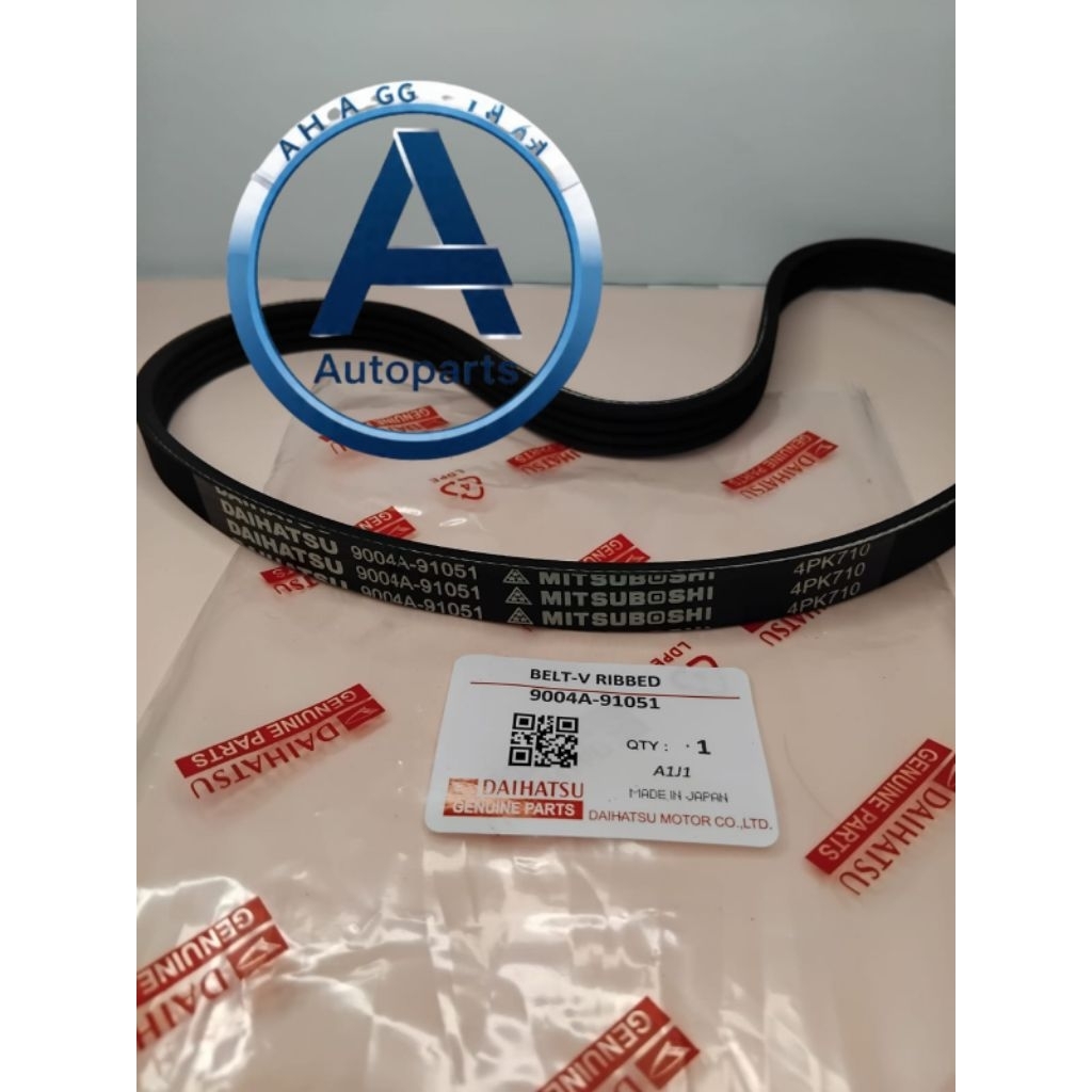 VanBelt FanBelt Tali Kipas Daihatsu Grand Max Gran Max GranMax/Luxio 9004A-91051