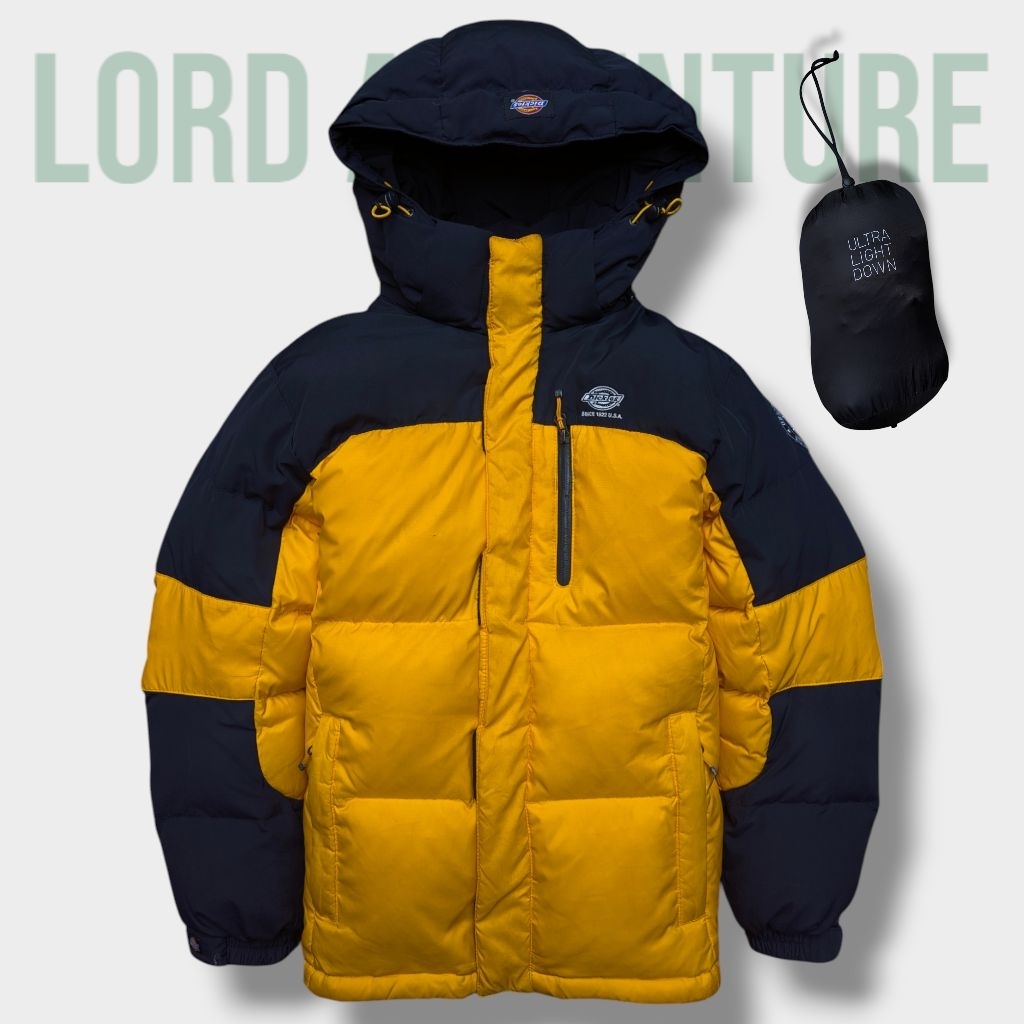 jaket bulu angsa Dickies Two-Tone goose down jacket bulang fp800 outdoor waterproof puffer gunung in