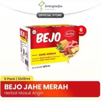 Bejo jahe merah 6box @12 sacshet
