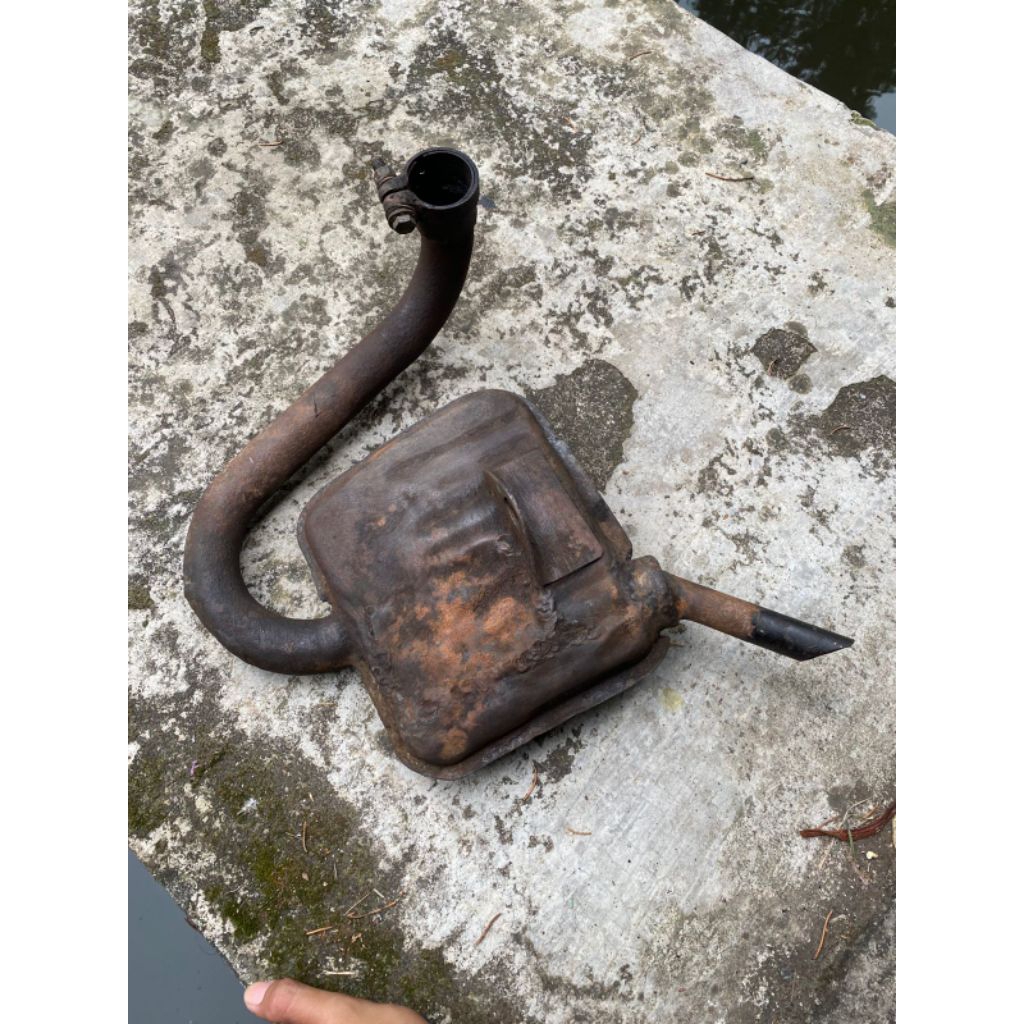 Knalpot vespa super original IGM
