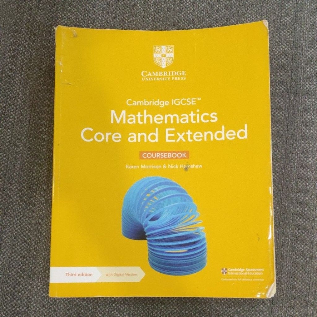Cambridge IGCSE Mathematics Core and Extended. Coursebook.