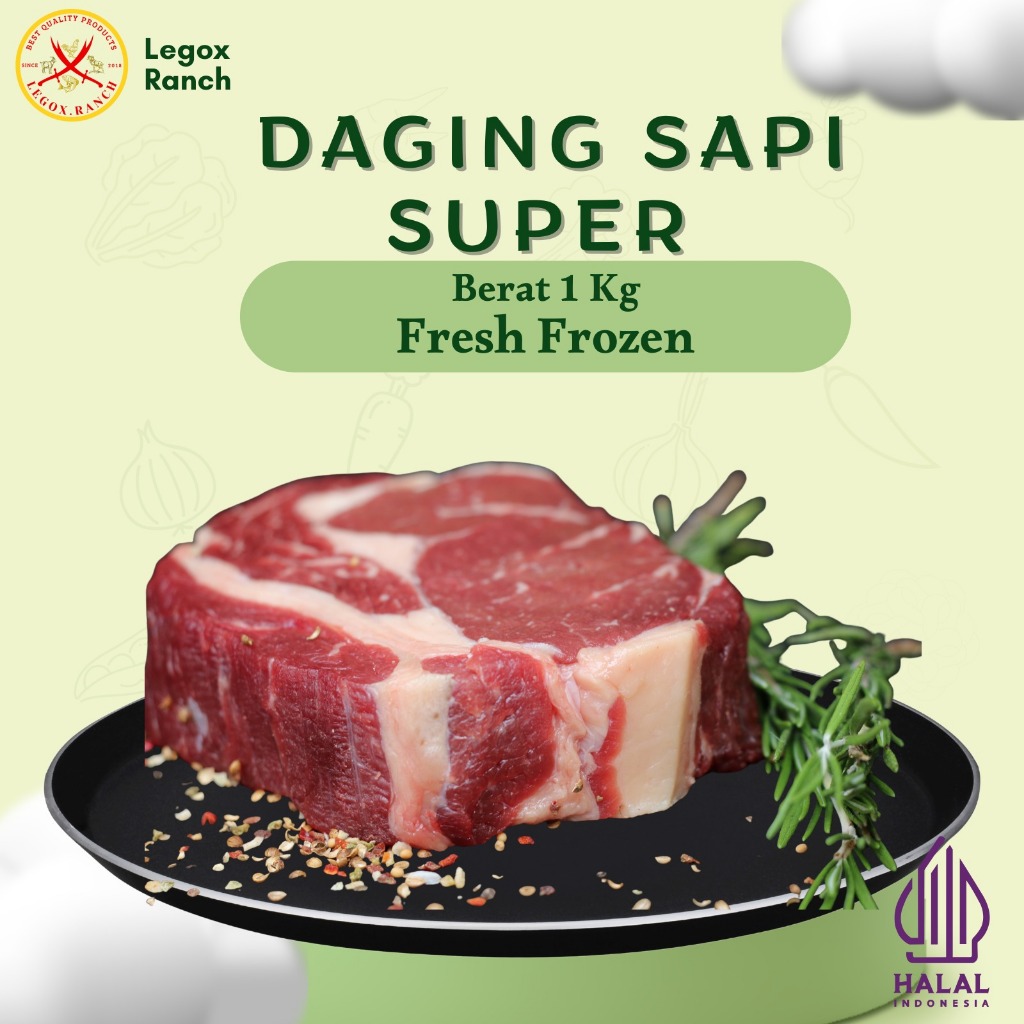 DAGING SAPI FRESH FROZEN 1 KG SUPER