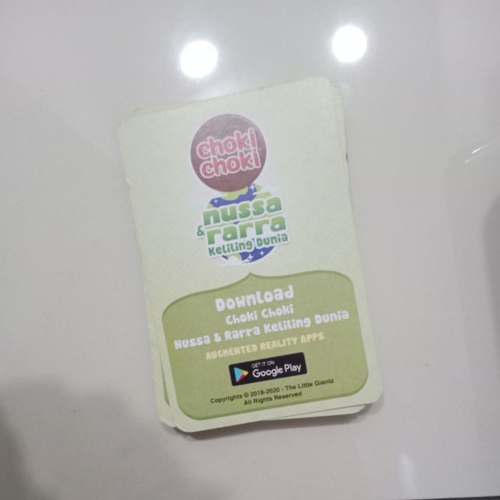 kartu choki choki nussa rarra