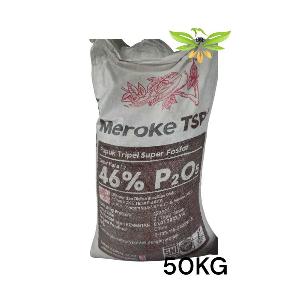 TSP Meroke 50kg 46% Pupuk Penguat akar pada tanaman Meroke
