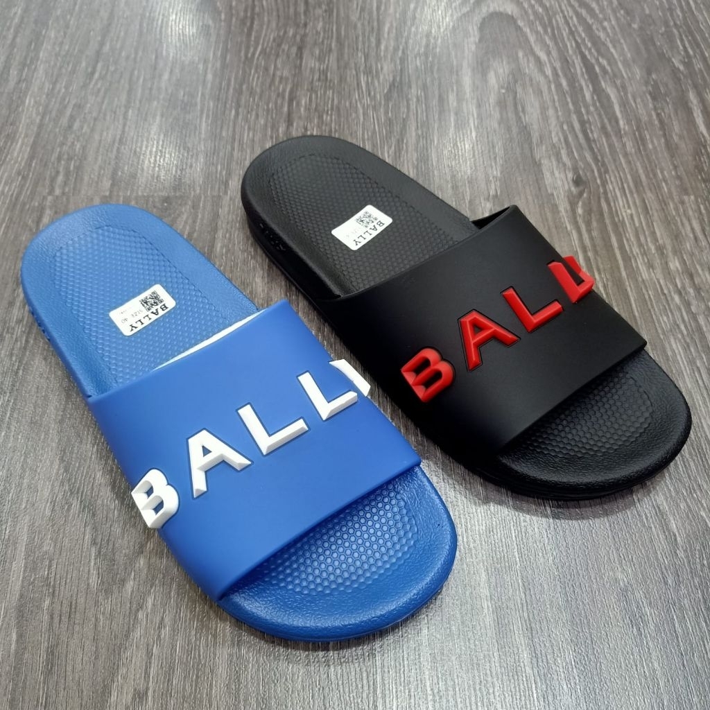 Sendal Bally Slide selop rubber pria