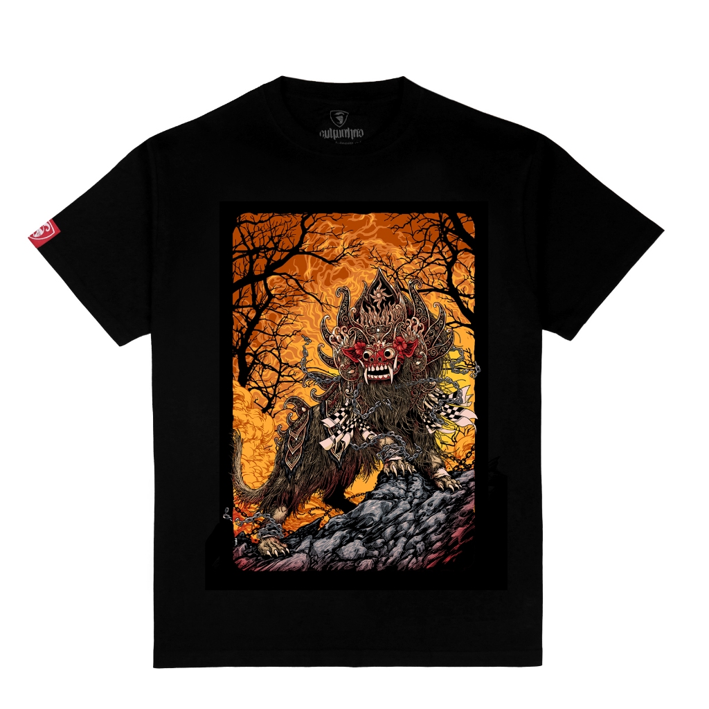 KAOS CULTURE HERO GREAT BARONG | Kaos Wayang Great Barong Bali Kaos Budaya Indonesia