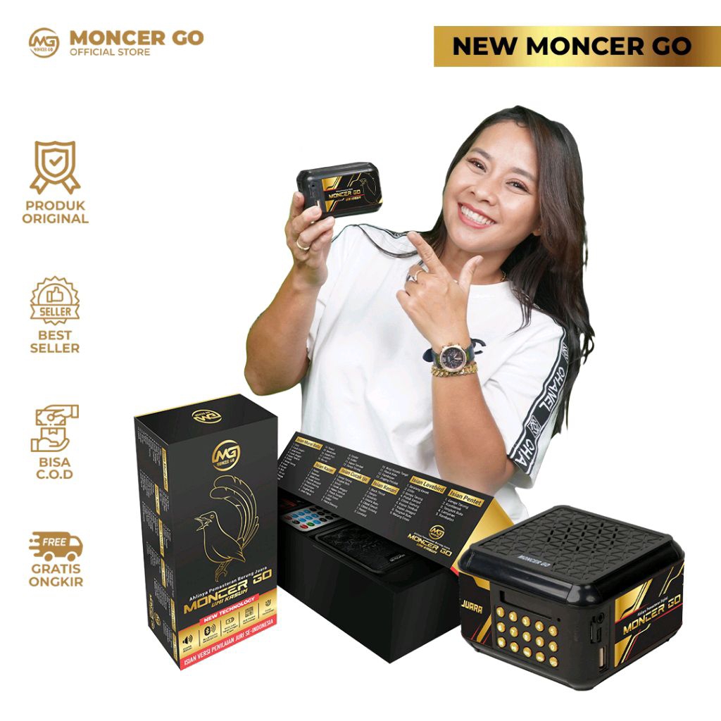 Moncer Go New Technology Speaker Pemasteran Burung Juara Terlengkap Suara Burung Profesional