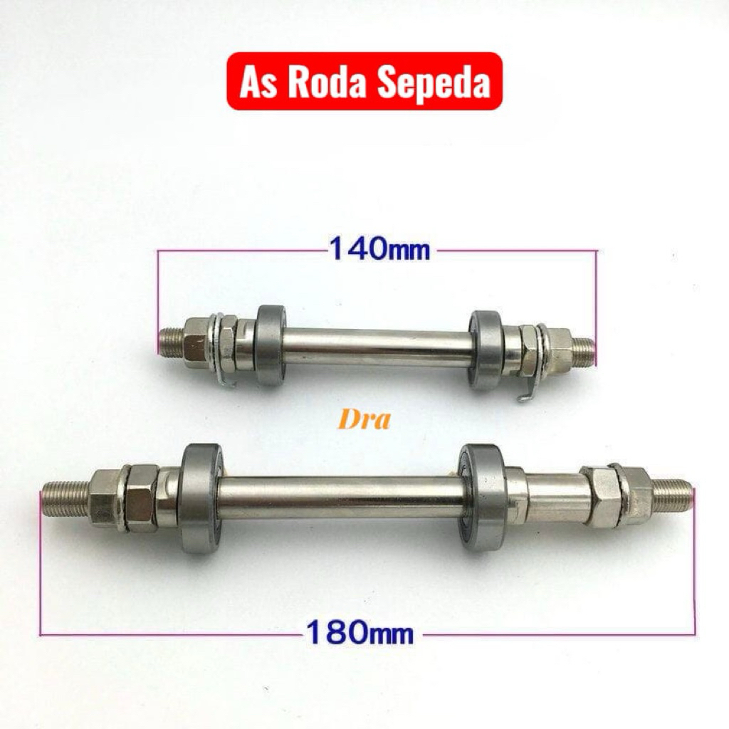As roda Sepeda Depan & Belakang include Bearing