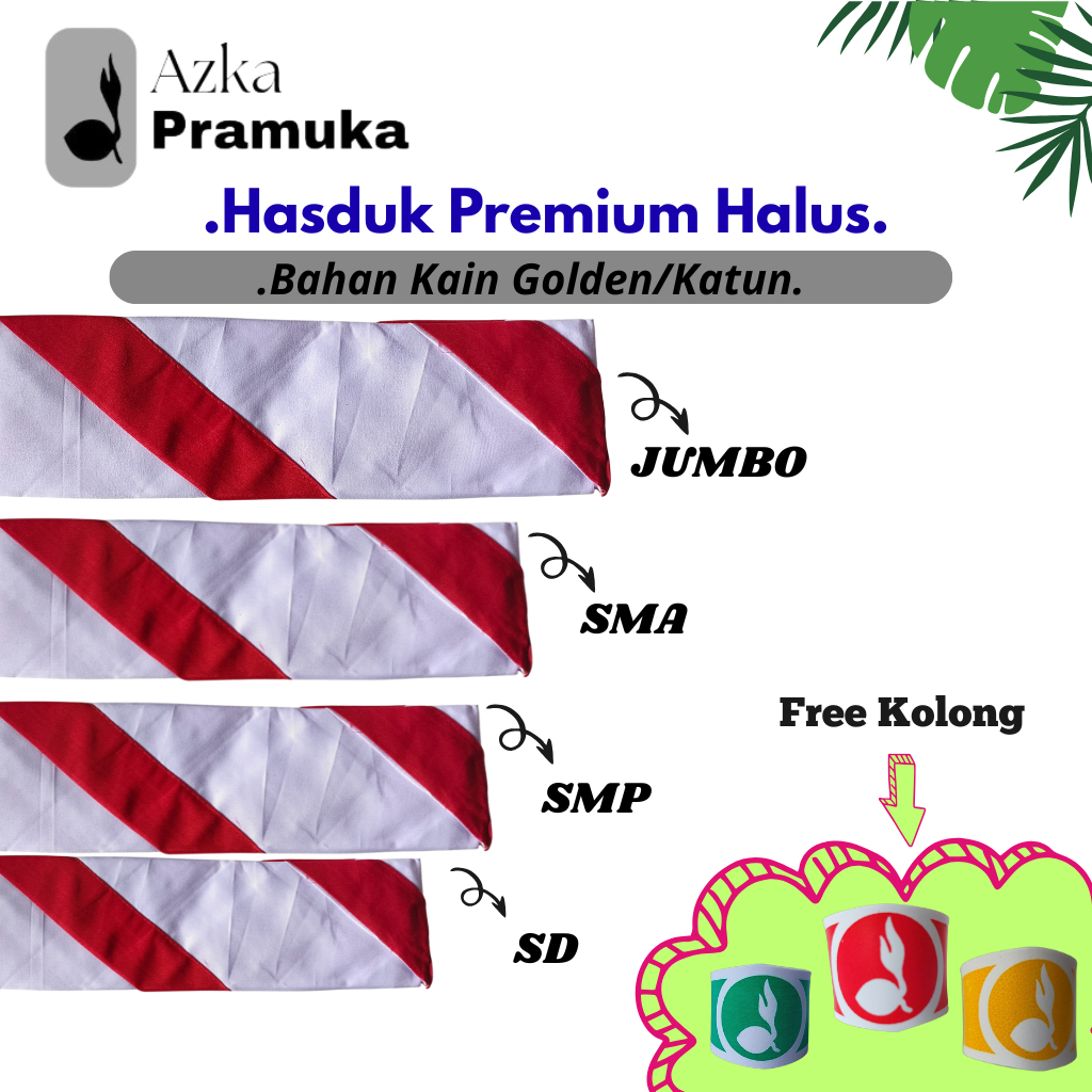 Hasduk Katun Golden Hasduk Premium Kain Katun Golden FREE Kolong