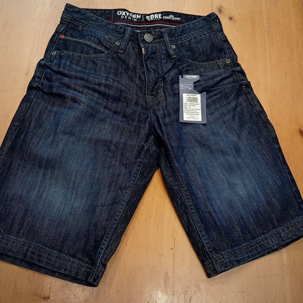 Celana Pendek Jeans Pria Oxygen Denim Original 803-0401