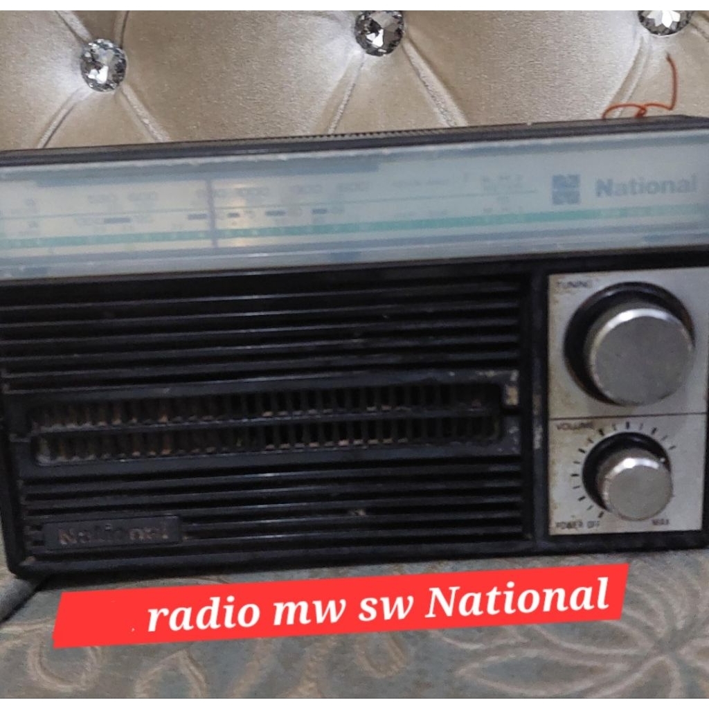 radio mw sw national jadul normal langka