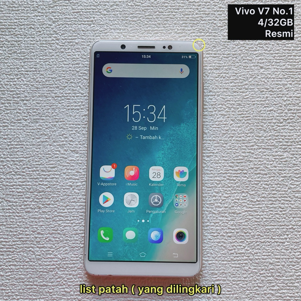 Vivo V7 4/32GB Resmi