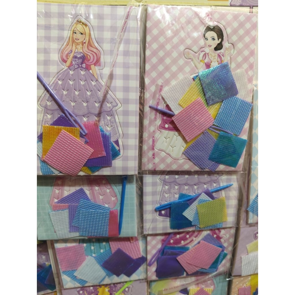 stiker gaun bp / stiker dress berbi / stiker baju bajuan / mainan edukasi