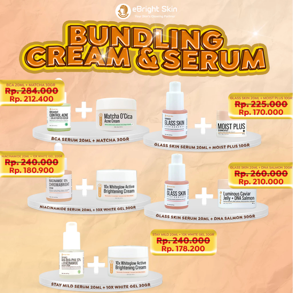 eBright Skin - Bundling Cream & Serum