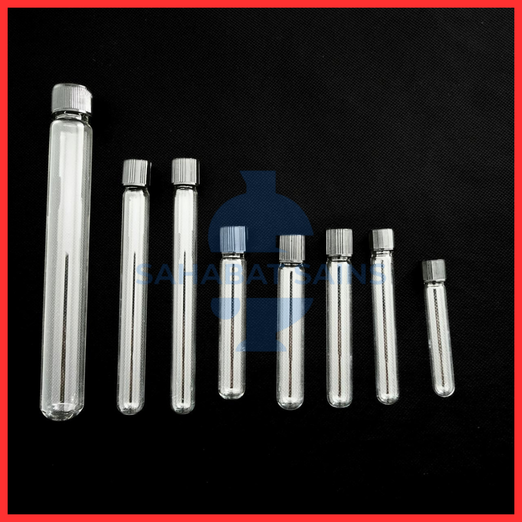 Tabung Reaksi Tutup Ulir / Test Tube With Screw Cap / Tabung Reaksi Ulir / Tabung Reaksi Tutup