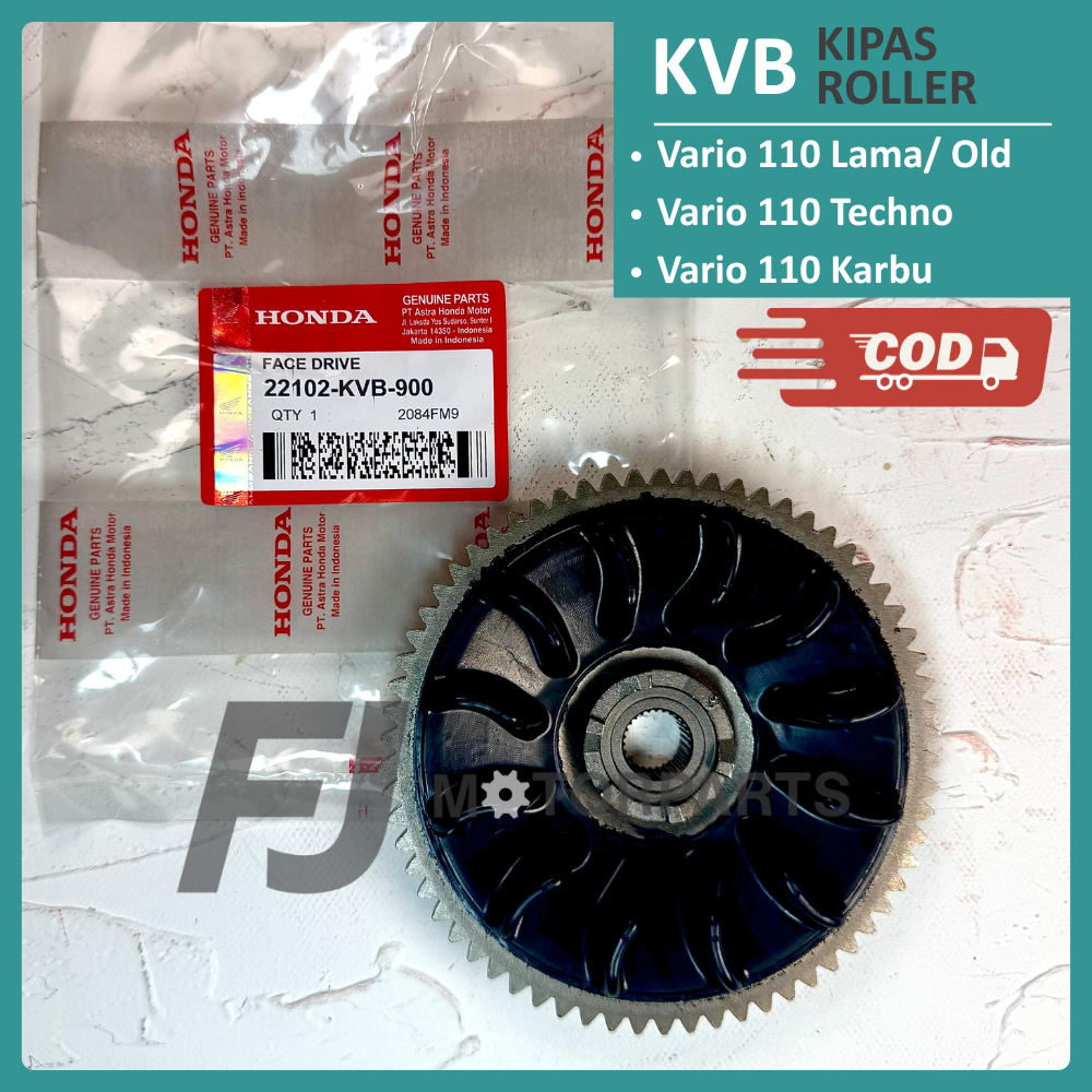 SET Kipas Rumah Roller KVB Vario 110 Karbu/ Vario 110 Lama/ Vario 110 Techno Motor Motorcycle
