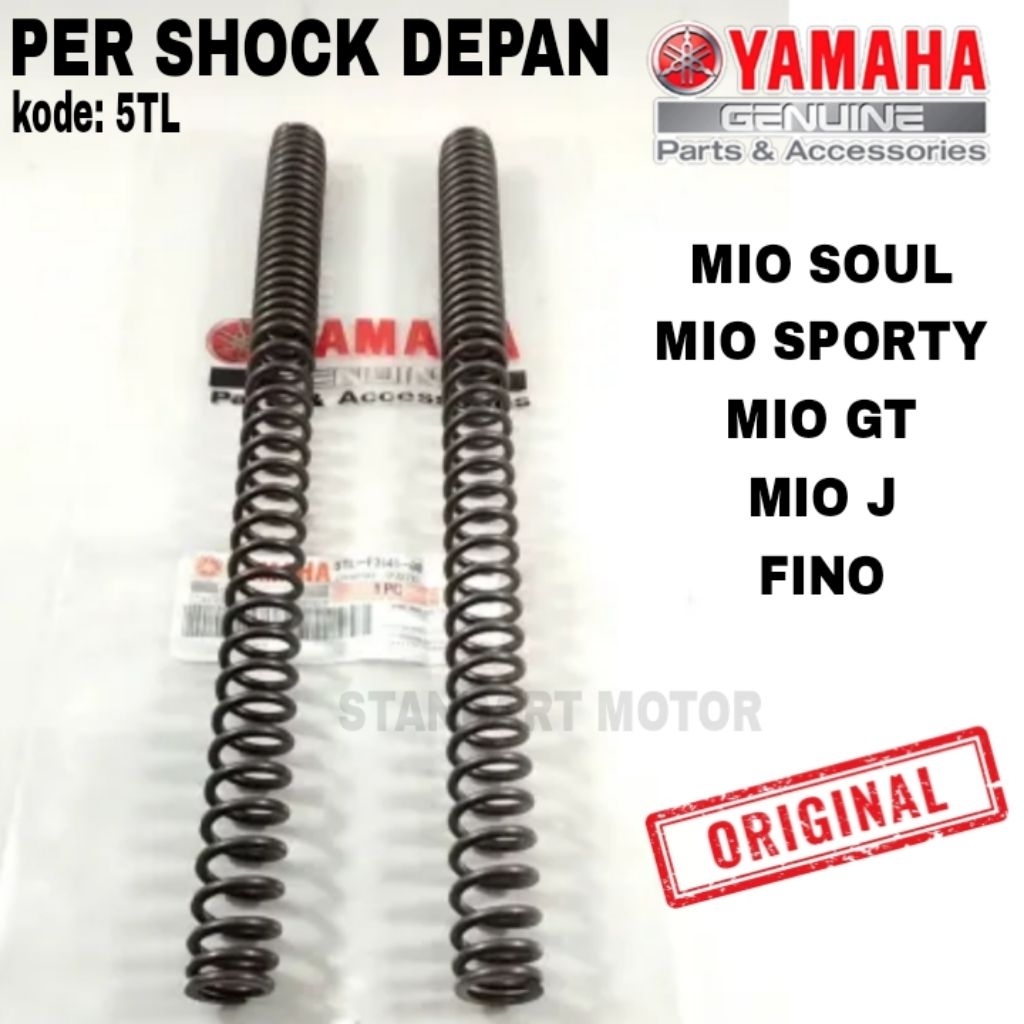 PER SHOCK DEPAN ORIGINAL YAMAHA (5TL) UNTUK MOTOR MIO SPORTY/MIO SOUL/MIO GT/MIO J/FINO