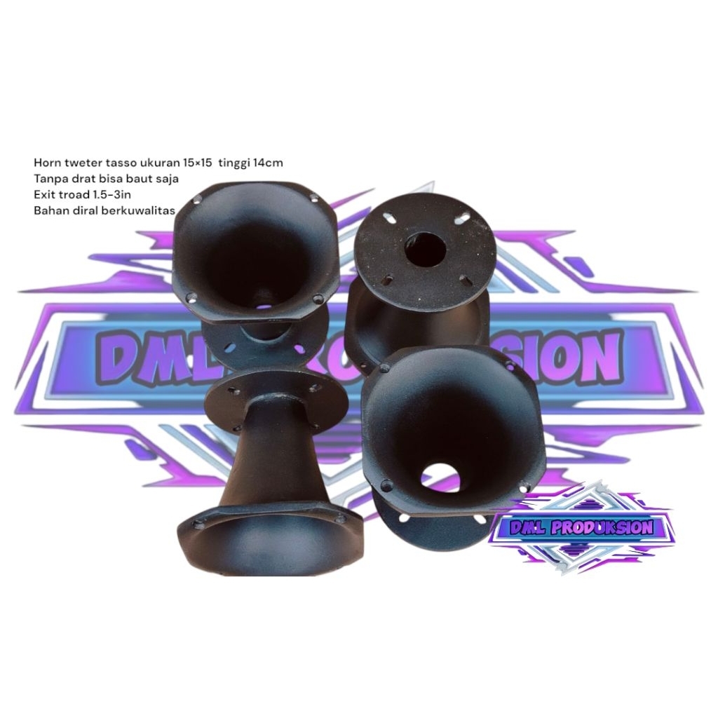 horn,corong tweter TASO 15×15 aluminium diral