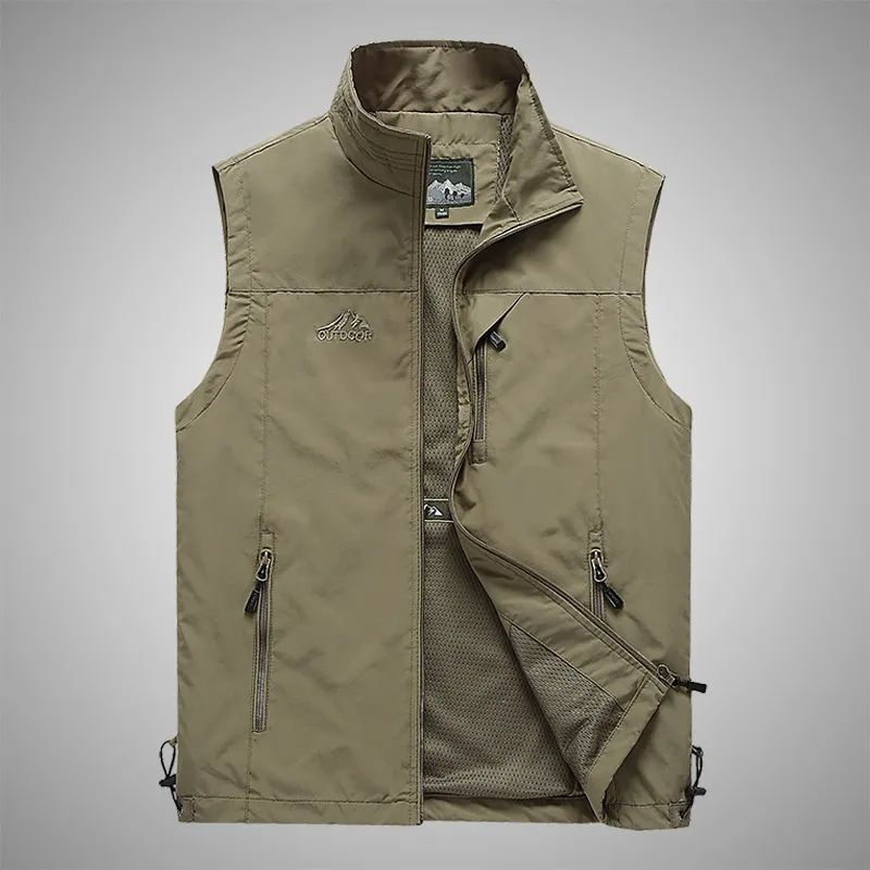 rompi polos  bahan taslan waterproof anti angin saku multifungsi cocok buat komunitas touring  munca