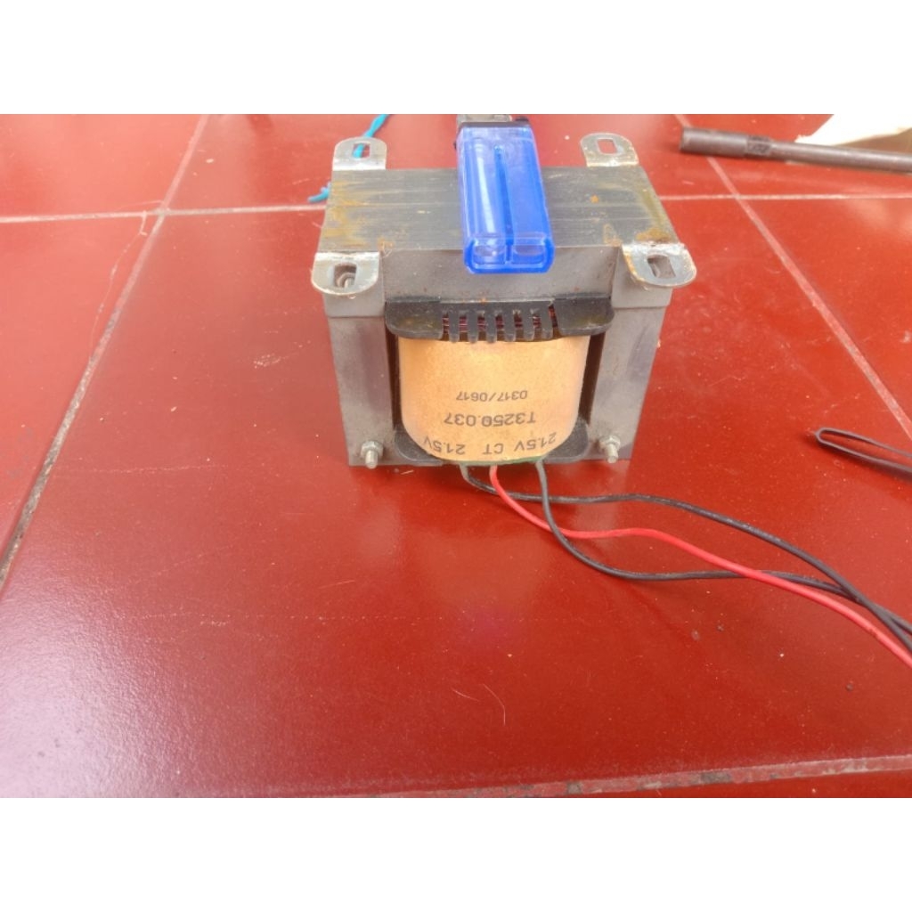 trafo 5 amper besar ct 21,5 volt bekas