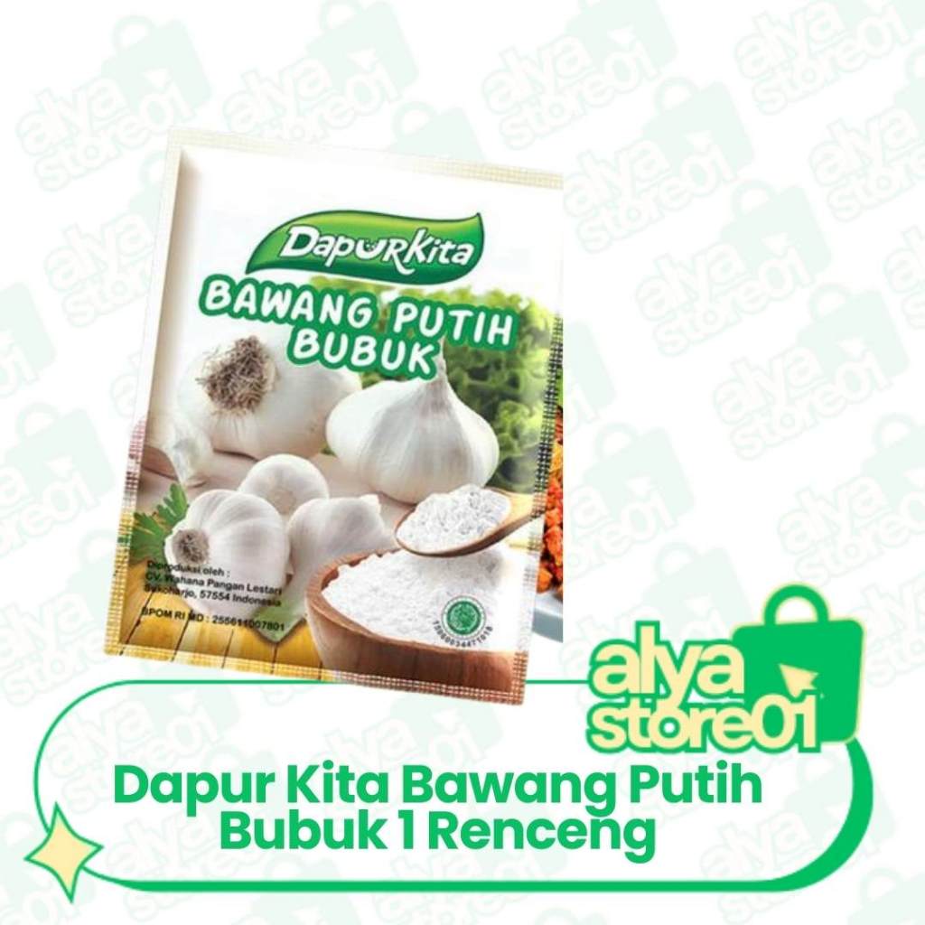 12 SACHET BAWANG PUTIH BUBUK DAPUR KITA