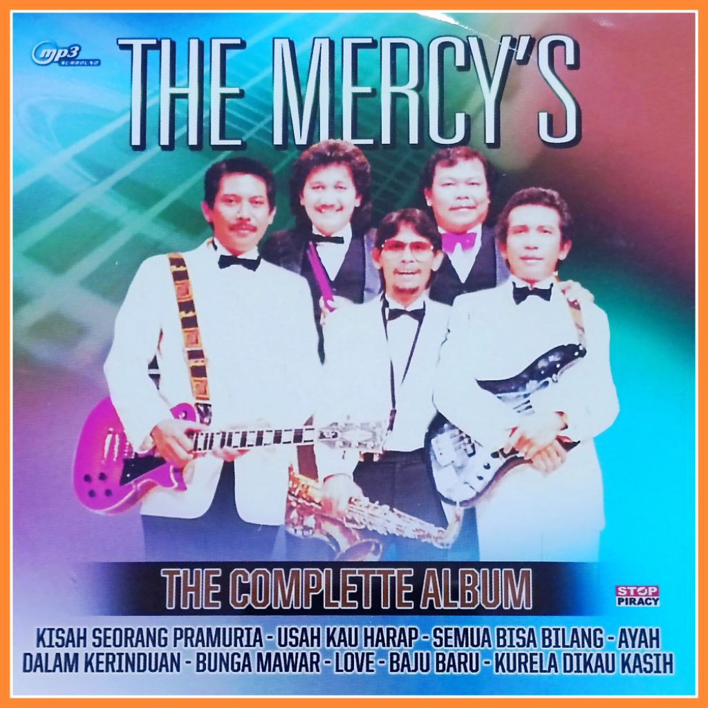 Kaset MP3 Audio Lagu Pop Kenangan THE MERCY'S - PANBERS - D'LLOYD Album Nostalgia Pilihan 3in1