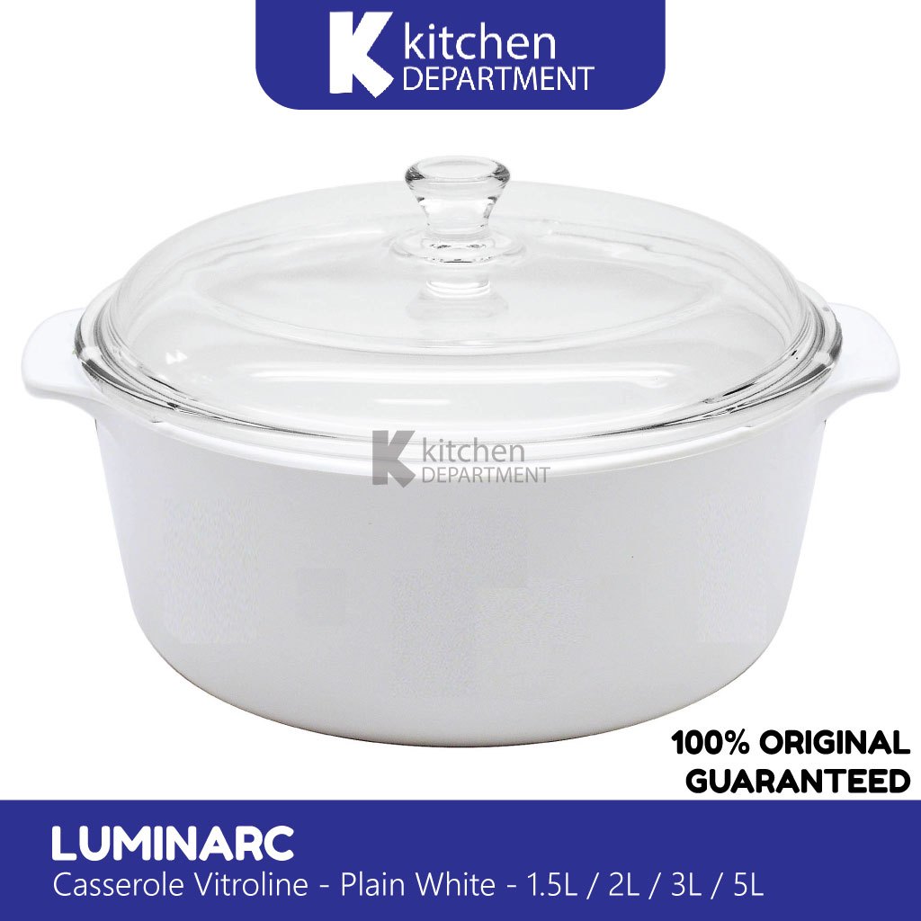 Panci Kaca Tahan Panas dan Api | Panci Kaca | Casserole | Luminarc Casserole