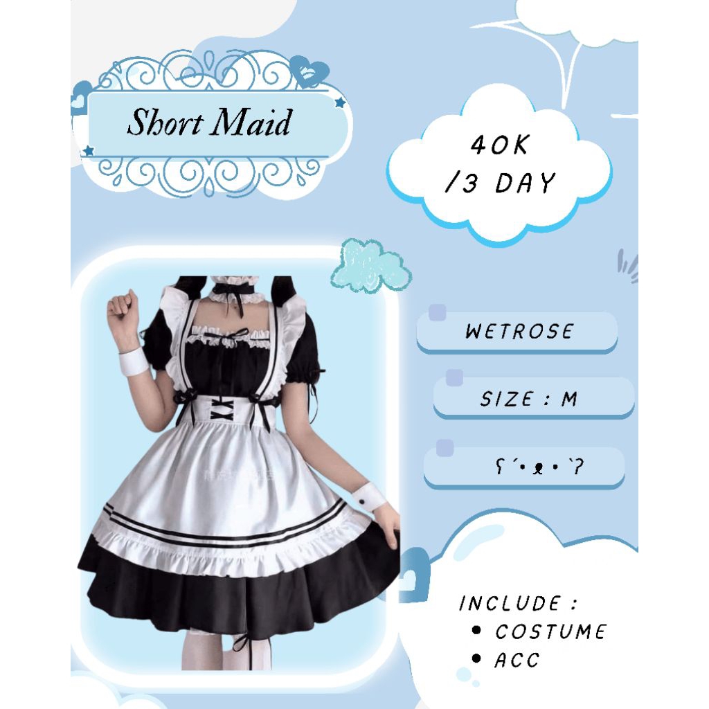 Rental Costume Cosplay Maid