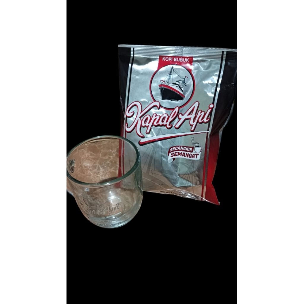 KAPAL API SILVER 120gr FREE GELAS