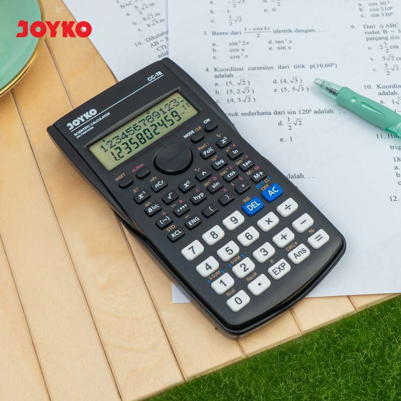 Calculator Scientific Joyko CC-78 / Kalkulator Kimia Joyko / Kalkulator Sekolah Kuliah Scientific